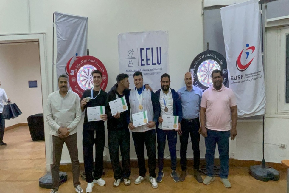 برعاية وزيري التعليم العالي والشباب والرياضة.. إعلان نتائج بطولة الدارتس للجامعات والمعاهد العليا المصرية