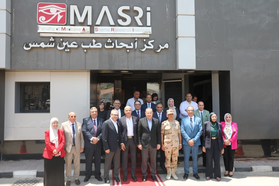 وزير التعليم العالي ورئيس جامعة عين شمس يتفقدان مشروعات جامعة عين شمس التعليمية والطبية